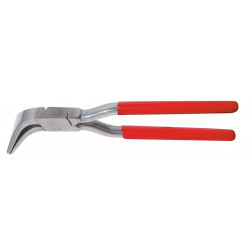 PINCE A PLIER COUDEE 60MM 45° A CHARNIERE EMBOUTIE INOX